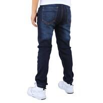 Pantalón Skinny De Mezclilla Para Niño/adolescente Negro Demo John Silver