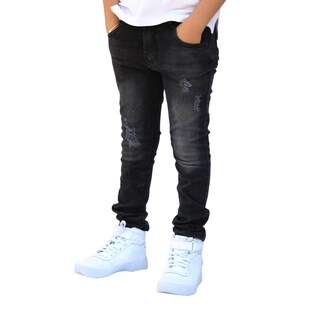 Foto 2 | Foto 2 | Pantalón Skinny  De Mezclilla Para Niño/adolescente Negro Demo  John Silver