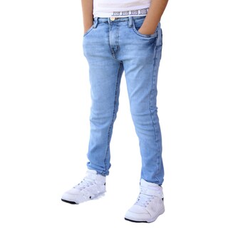 Foto 2 | Foto 2 | Pantalón Skinny De Mezclilla Para Niño/adolescente Azul Froster John Silver