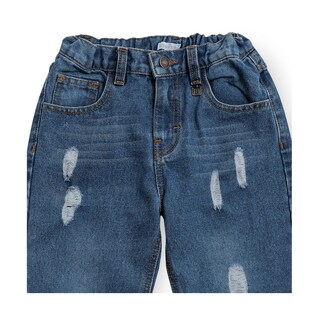 Foto 4 | Foto 4 | Jeans Audaz Para Niño De Algodón Azul Claro Con Efecto Desgastado
