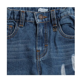 Foto 3 | Foto 3 | Jeans Audaz Para Niño De Algodón Azul Claro Con Efecto Desgastado