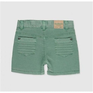 Foto 2 | Foto 2 | Short de Gabardina para Bebe Niño Boboli Verde