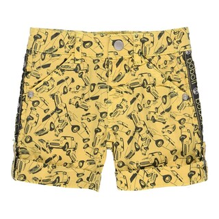 Foto 1 | Foto 1 | Short de Gabardina Boboli Amarillo Diseño Coches para Niño