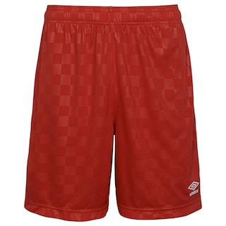 Foto 1 | Foto 1 | Pantalones Cortos Umbro Kids De Poliéster Rojo A Cuadros Pequeños - Venta Internacional.