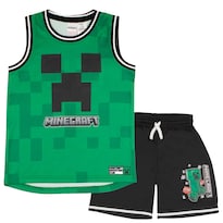 Set De Ropa De Baloncesto Minecraft Creeper Para Niños, Talla 8 - Venta Internacional.