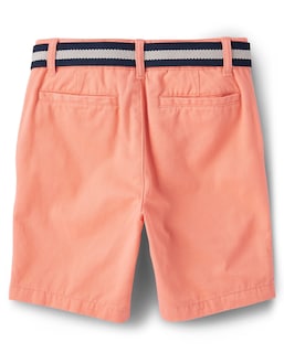 Foto 2 | Foto 2 | Short The Children's Place Stretch Chino Naranja - Venta Internacional