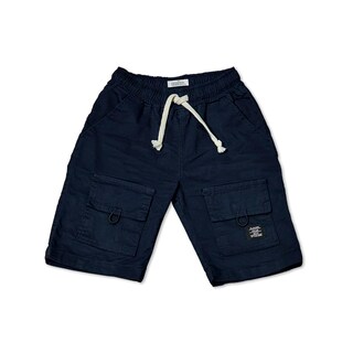 Foto 1 | Foto 1 | Short Audaz Para Niño En Algodón Azul Marino Con Bolsillos Cargo