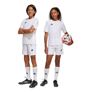 Foto 3 | Foto 3 | Short Adidas Squadra 25 Blanco para Niño