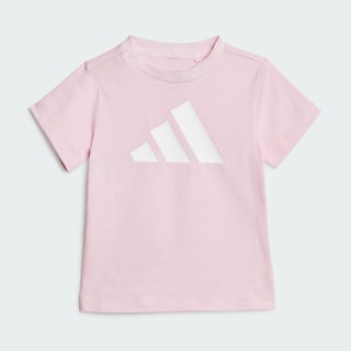Foto 4 | Foto 4 | Conjunto Playera Y Shorts Essentials (bebé) Adidas Rosa Niños