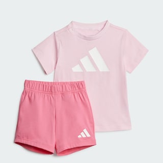 Foto 2 | Foto 2 | Conjunto Playera Y Shorts Essentials (bebé) Adidas Rosa Niños