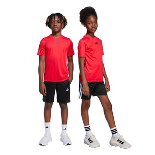 Foto 3 | Foto 3 | Conjunto Jersey Y Shorts Train Essentials Adidas Rojo Niños
