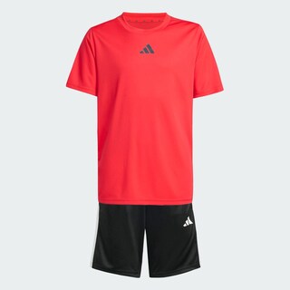 Foto 4 | Foto 4 | Conjunto Jersey Y Shorts Train Essentials Adidas Rojo Niños