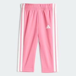 Foto 6 | Foto 6 | Conjunto Deportivo Seasonal Essentials Tiberio 3 Franjas Tricot Kids Adidas Rosa Niños