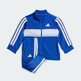 Foto 1 | Foto 1 | Conjunto Deportivo Seasonal Essentials Tiberio 3 Franjas Tricot Kids Adidas Azul Niños