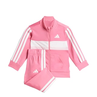Foto 1 | Foto 1 | Conjunto Deportivo Seasonal Essentials Tiberio 3 Franjas Tricot Kids Adidas Rosa Niños