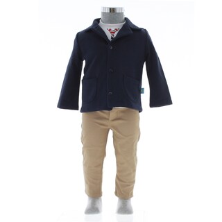 Foto 6 | Foto 6 | Conjunto Para Niño Chicos Olé 3633 Azul Marino Cómodo 3 Piezas