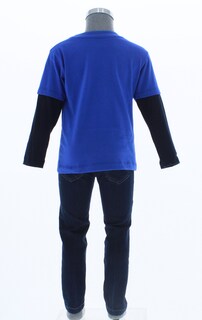 Foto 2 | Foto 2 | Conjunto Para Niño Chicos Olé 3329 Azul Cómodo