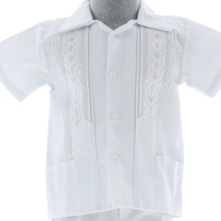 Foto 3 | Foto 3 | Conjunto Para Niño Chicos Olé 3968 Guayabera 3 Piezas Short Guayabera Boina