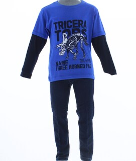 Foto 4 | Foto 4 | Conjunto Para Niño Chicos Olé 3329 Azul Cómodo