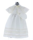 Ropón Para Bautizo De Niño Chicos Olé 2775 Color Hueso