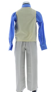 Foto 5 | Foto 5 | Traje Para Niño Chicos Olé 2892 Beige Claro Rayas Finas