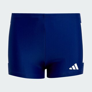 Foto 3 | Foto 3 | Shorts De Natación 3 Franjas Niños Adidas Azul Niños
