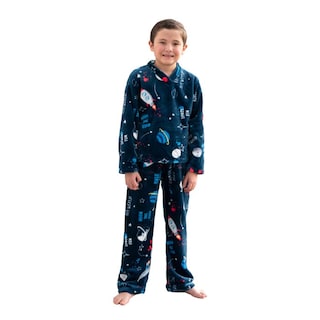Foto 2 | Foto 2 | Pijama Tesso Home Galaxy color Azul 2 Piezas