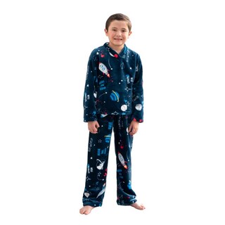 Foto 2 | Foto 2 | Pijama Tesso Home Galaxy color Azul 2 Piezas