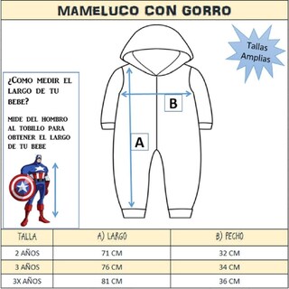 Foto 4 | Foto 4 | Mameluco con Gorro Bordado Marvel Ironman Rojo para Niño