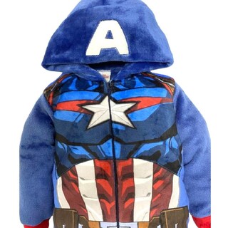Foto 3 | Foto 3 | Mameluco Marvel 1434-14 Azul Capitán América con Gorro Bordado