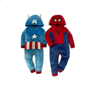 Foto 1 | Foto 1 | Kit 2 Mamelucos Marvel Capitán América y Spiderman para Niño