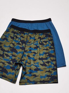 Foto 4 | Foto 4 | Pantalones Cortos de Pijama Calvin Klein Multicolor 2 Piezas para Niños - Venta Internacional