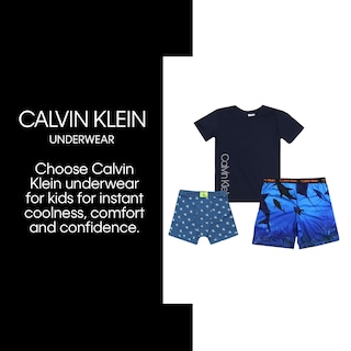 Foto 3 | Foto 3 | Conjunto de Pijama Calvin Klein Negro con Efecto Anudado para Niños - Venta Internacional