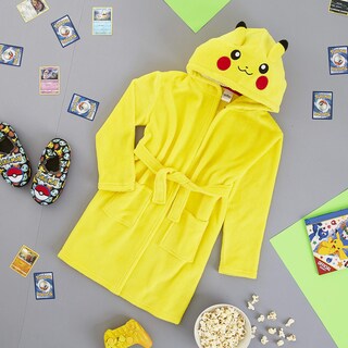 Foto 4 | Foto 4 | Bata Pokémon 3d Con Capucha De Pikachu, Forro Polar Suave Para Niños - Venta Internacional.