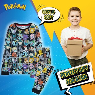 Foto 2 | Foto 2 | Set De Pijamas Pokémon Pikachu Para Niños De 11 A 12 Años, Aplicación Negra - Venta Internacional.