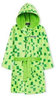 Foto 1 | Foto 1 | Bata De Lana Esponjosa De Minecraft Para Niños De 9 A 10 Años, Color Verde - Venta Internacional.