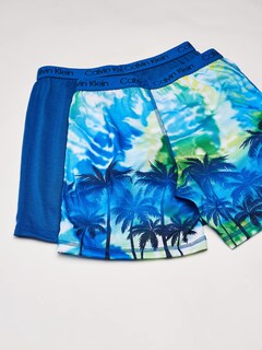 Foto 4 | Foto 4 | Pantalones Cortos De Pijama Calvin Klein Little Lounge Para Niños, Paquete De 2 - Venta Internacional.