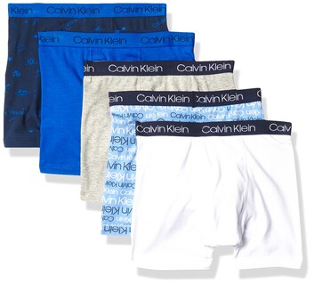 Foto 1 | Foto 1 | Calzoncillos Tipo Bóxer Calvin Klein Little Modern De Algodón Para Niños, Paquete De 5 - Venta Internacional.
