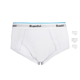Foto 1 | Foto 1 | Trusa Calzon Bambi Para Niño 3 Piezas Ropa Interior Blanco