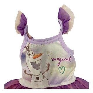 Foto 2 | Foto 2 | Vestido Estampado Tirantes Disney Olaf Púrpura