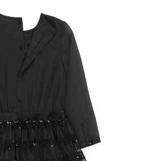 Foto 4 | Foto 4 | Vestido Boboli Negro Gasa con Lentejuelas para Niña