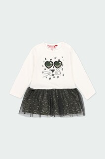 Foto 1 | Foto 1 | Vestido para Niña Boboli Estampado de Gato