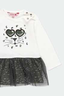 Foto 3 | Foto 3 | Vestido para Niña Boboli Estampado de Gato