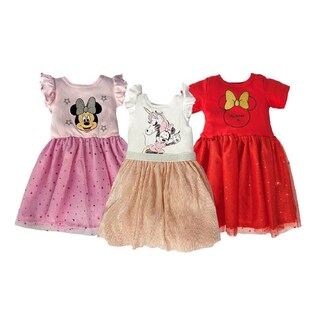 Foto 1 | Foto 1 | Kit 3 Vestidos Disney Minnie Rosa/ Blanco/ Rojo