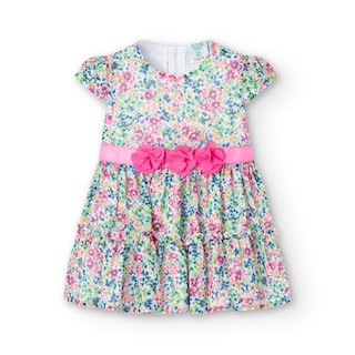 Foto 1 | Foto 1 | Vestido De Gasa Con Estampado Floral Boboli para Niña