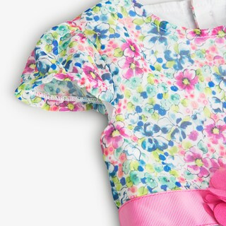 Foto 3 | Foto 3 | Vestido De Gasa Con Estampado Floral Boboli para Niña