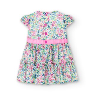 Foto 2 | Foto 2 | Vestido De Gasa Con Estampado Floral Boboli para Niña