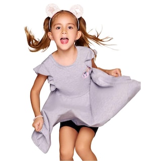 Foto 4 | Foto 4 | Vestido Ilusión 11041 Gris para Niña