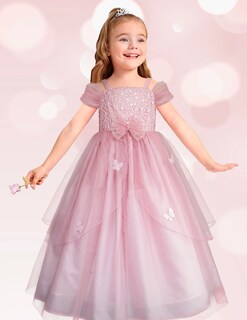 Foto 1 | Foto 1 | Vestido Rosa De Princesa Con Tul Para Niñas Gerat