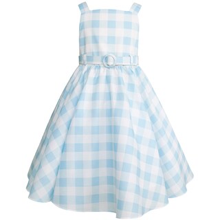 Foto 1 | Foto 1 | Vestido Cielo A Cuadros Estilo Barbie Para Niñas De Gerat
